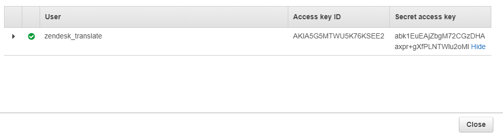 Amazon Translate API 3