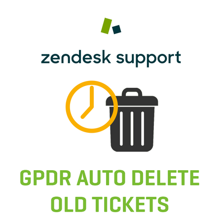 GDPR Tickets and Users Auto-Deletion for Zendesk