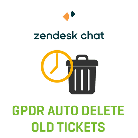 GDPR Tickets and Users Auto-Deletion for Zendesk Chat