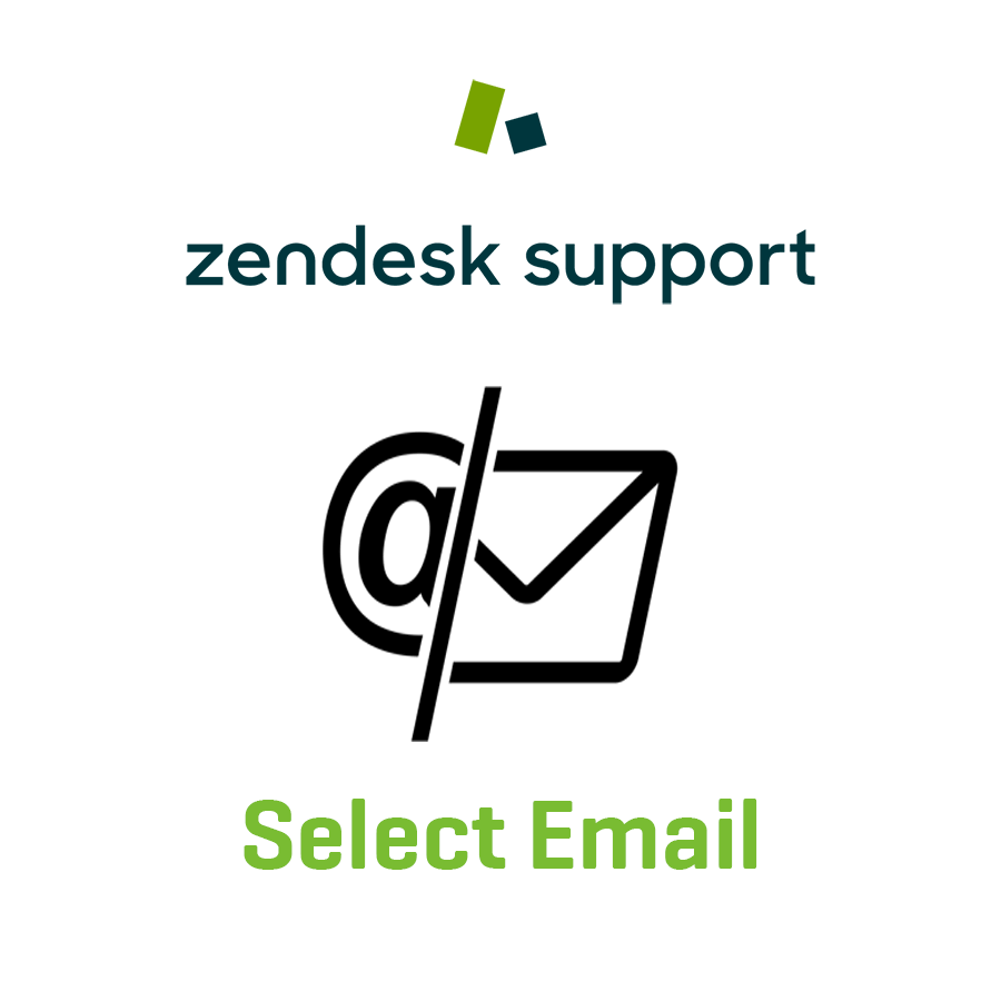 Zendesk Select Email Address